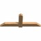 Ekena Millwork Eugene Smooth Timber Gable Bracket, Western Red Cedar, 60"W x 22"H x 3 1/2"D x 5 1/2"F, 9/12 Pitch GBW060X22X0406EUG00SWR - alternate 5